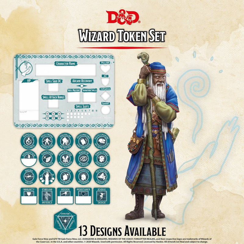 D&D Token Set: Wizard