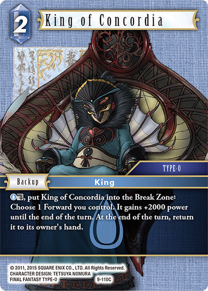 King of Concordia - 9-110C - Foil