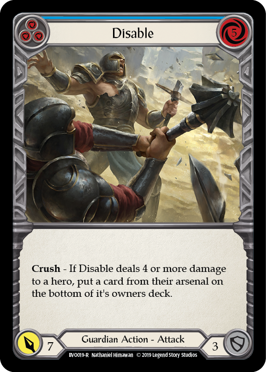 Disable (Blue) [BVO019-R] Normal