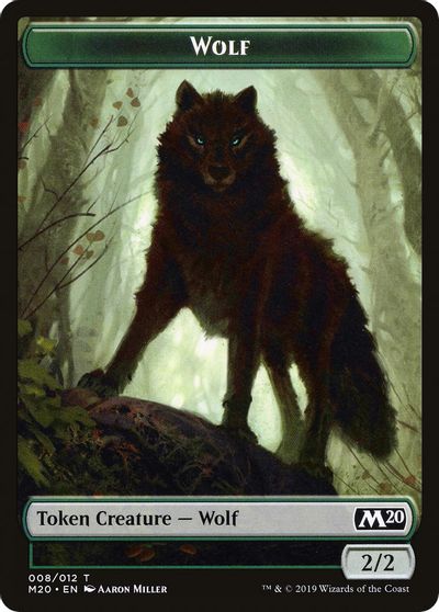 Wolf Double-Sided Token [Challenger Decks 2020 Tokens]