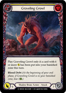Graveling Growl (Yellow) (Rainbow Foil) [U-MON145-RF] Unlimited Rainbow Foil