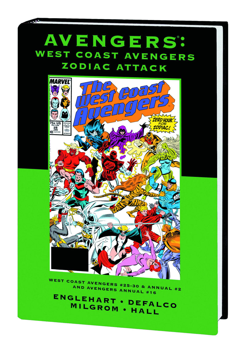 Marvel Premiere Classic HC Vol 96 Avengers West Coast Avengers Zodiac Attack