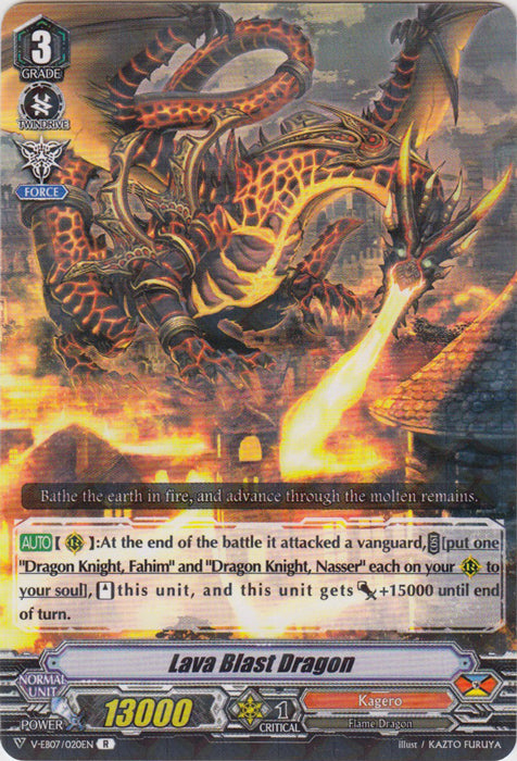 Lava Blast Dragon - V-EB07/020EN - R