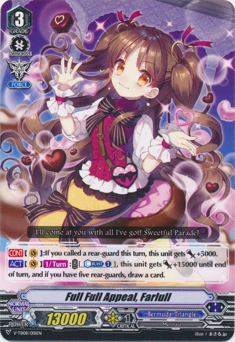 Full Full Appeal, Falulu - V-TD08/001EN - TD