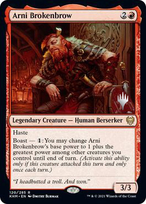 Arni Brokenbrow (Promo Pack) [Kaldheim Promos]