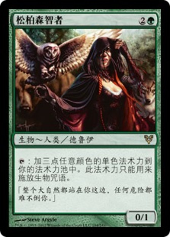 Somberwald Sage [Avacyn Restored] (Simplified Chinese)