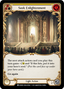 Seek Enlightenment (Yellow) (Rainbow Foil) [MON082-RF] 1st Edition Rainbow Foil