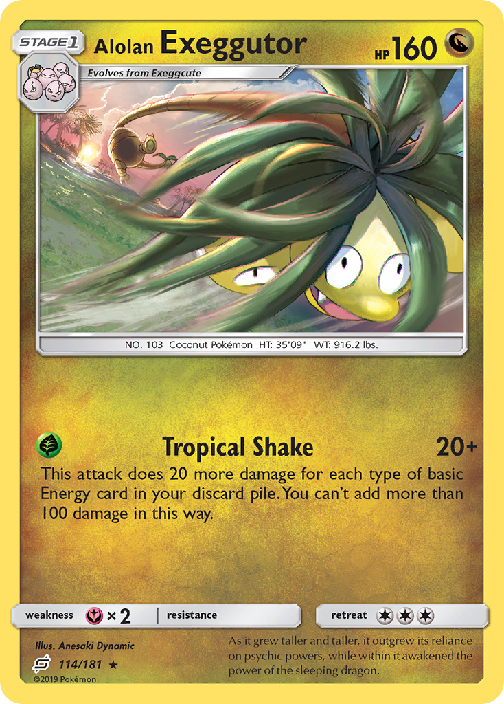 Alolan Exeggutor (114/181) [Sun & Moon: Team Up]