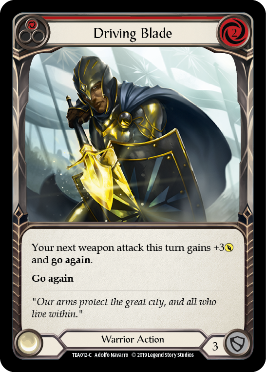 Driving Blade (Red) [TEA012-C] Normal