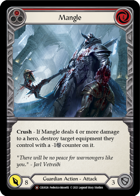 Mangle (Rainbow Foil) [CRU026-RF] Unlimited Rainbow Foil