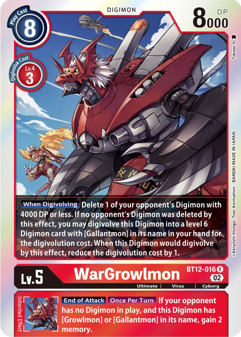 WarGrowlmon [BT12-016] [Across Time]