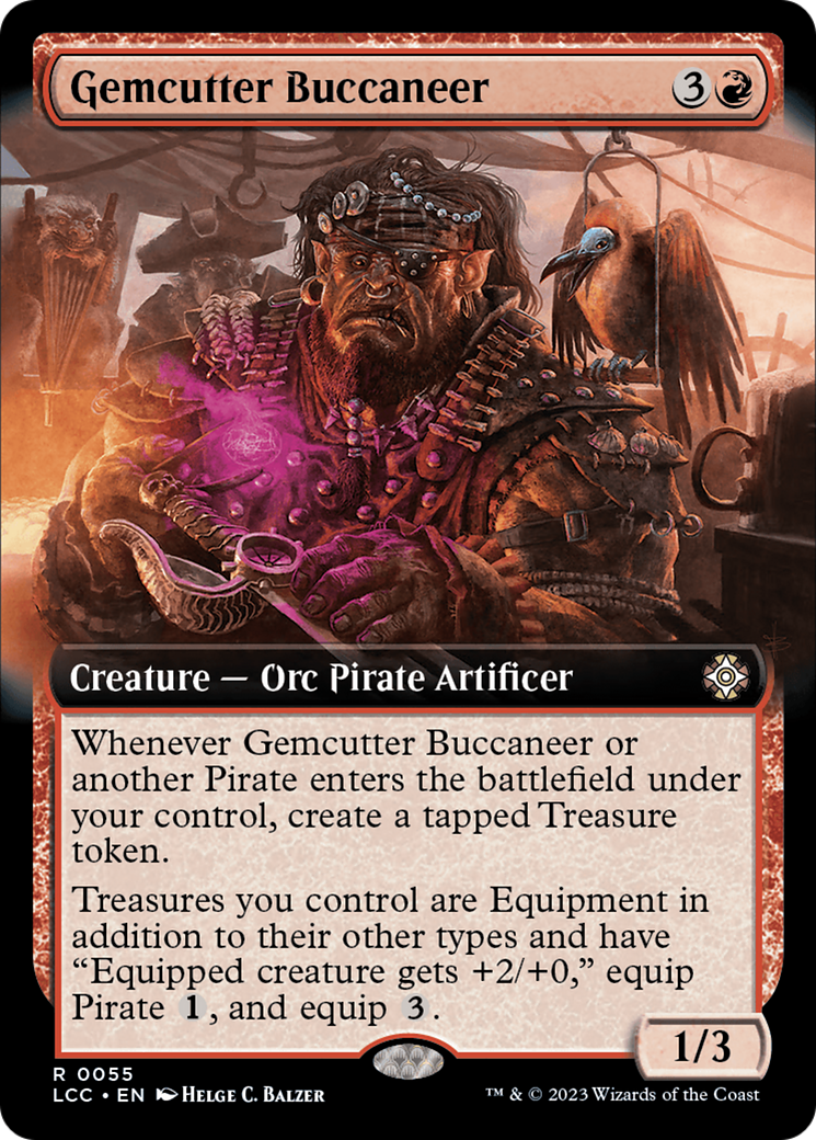 Gemcutter Buccaneer (Extended Art) [The Lost Caverns of Ixalan Commander]