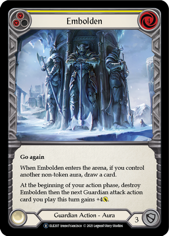 Embolden (Yellow) [U-ELE207] Unlimited Rainbow Foil