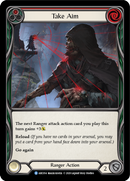 Take Aim (Red) [ARC054] Unlimited Edition Rainbow Foil