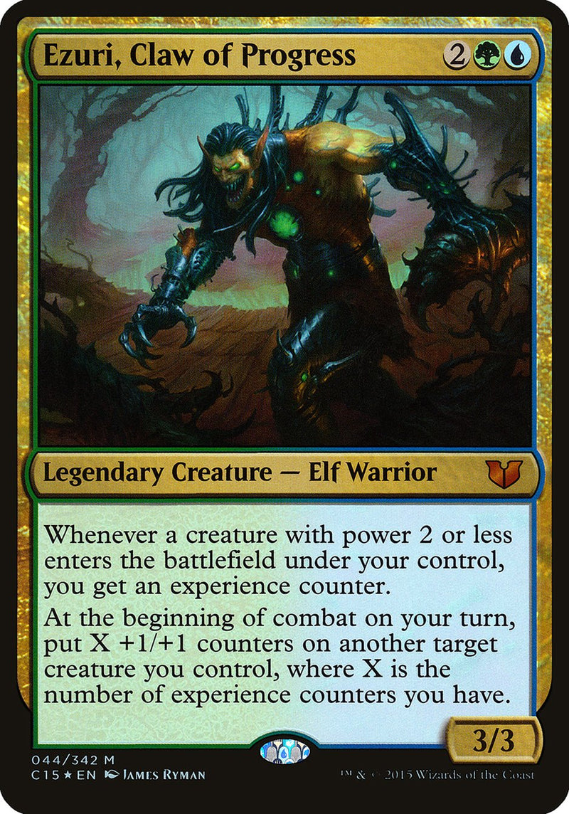 Ezuri, Claw of Progress (Oversized) [Commander 2015 Oversized]