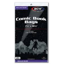 BCW Silver Comic Book Bags