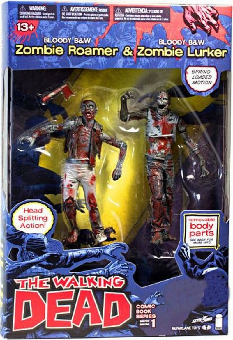 McFarlane Toys: The Walking Dead Comic Book Series 1 - Zombie Roamer and Zombie Lurker