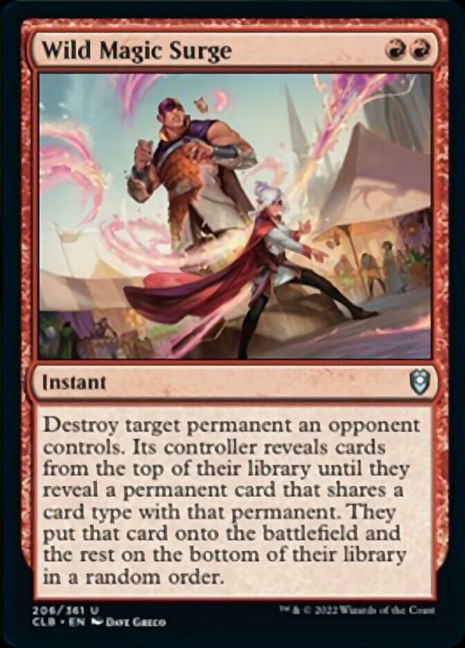 Wild Magic Surge [Commander Legends: Battle for Baldur's Gate]