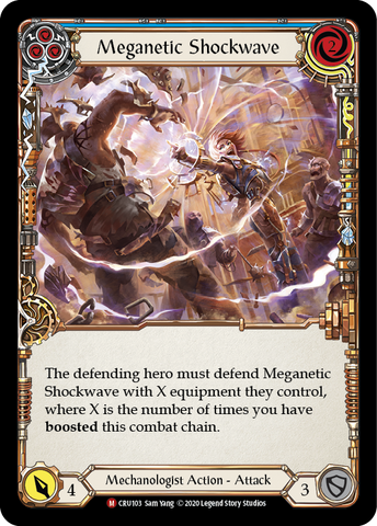 Meganetic Shockwave [CRU103] 1st Edition Normal