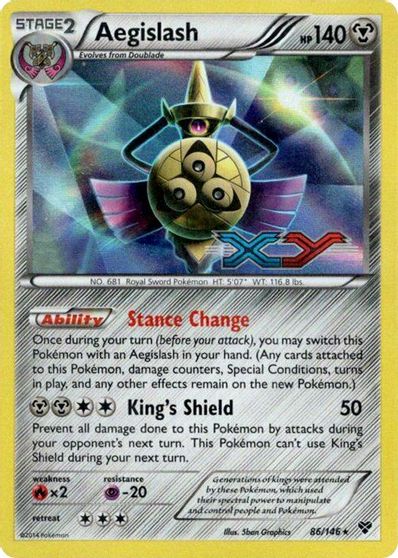 Aegislash (86/146) (Prerelease Promo) [XY: Black Star Promos]