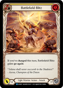 Battlefield Blitz (Yellow) (Rainbow Foil) [MON037-RF] 1st Edition Rainbow Foil