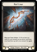 Red Liner (Rainbow Foil) [CRU121-RF] Unlimited Rainbow Foil