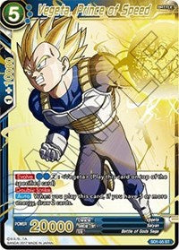 Vegeta, Prince of Speed (Foil) [SD1-05]