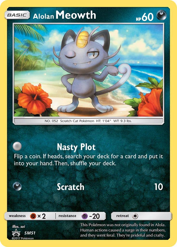 Alolan Meowth (SM51) [Sun & Moon: Black Star Promos]