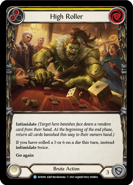 High Roller (Yellow) [EVR006] (Everfest)  1st Edition Normal