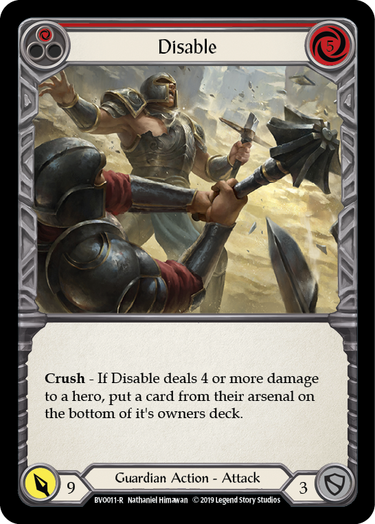 Disable (Red) [BVO011-R] Normal