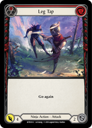 Leg Tap (Red) [WTR101-C] Alpha Print Rainbow Foil