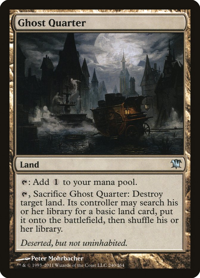 Ghost Quarter [Innistrad] (Russian)