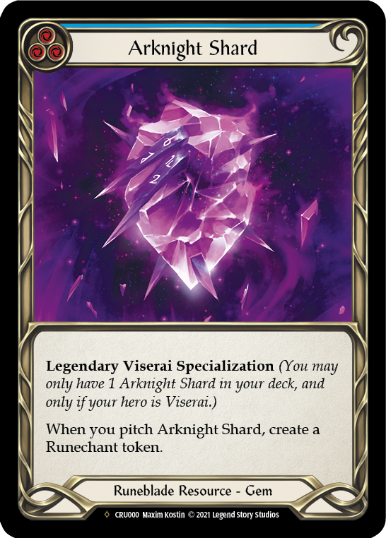 Arknight Shard (Rainbow Foil) [CRU000-RF] Unlimited Rainbow Foil