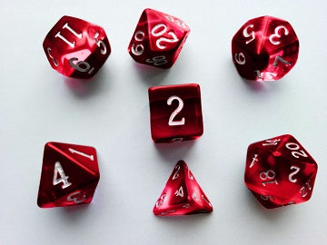 Little Dragon Birthday Dice - January Garnet