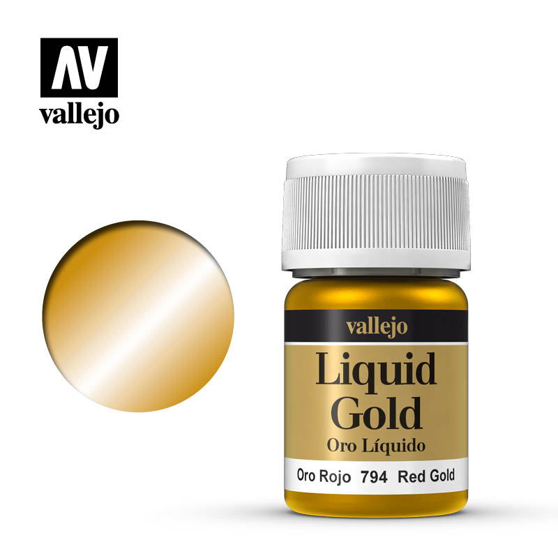 Vallejo Liquid Gold - Red Gold - VAL70794 - 35ml