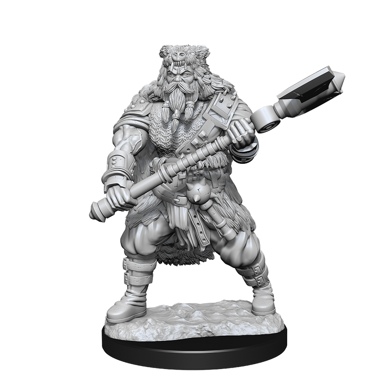 Nolzur's Marvelous Miniatures: Human Barbarian Male