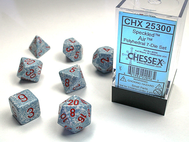 7 Speckled Air Polyhedral Dice Set - CHX25300