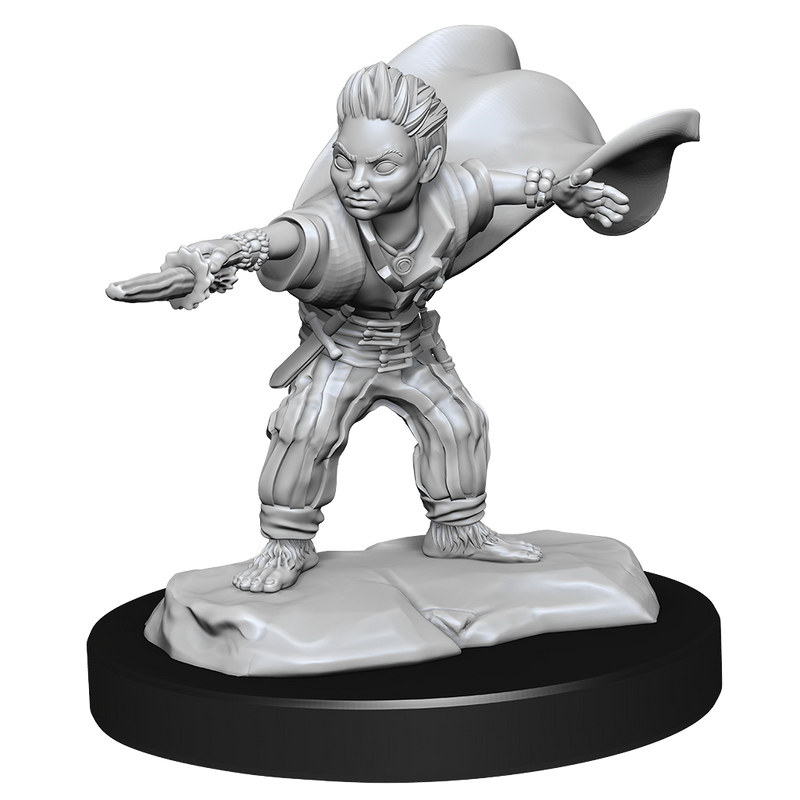Pathfinder Battles Deep Cuts: Male Halfling Wizard