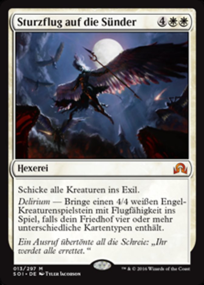 Descend upon the Sinful [Shadows over Innistrad] (German)