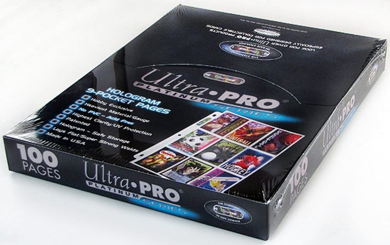 Box of 100 Ultra Pro 9 Pocket Pages