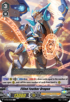 Filled Feather Dragon - V-BT05/043EN - C