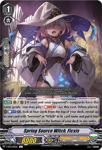 Spring Source Witch, Ficsis - V-BT12/071EN - C
